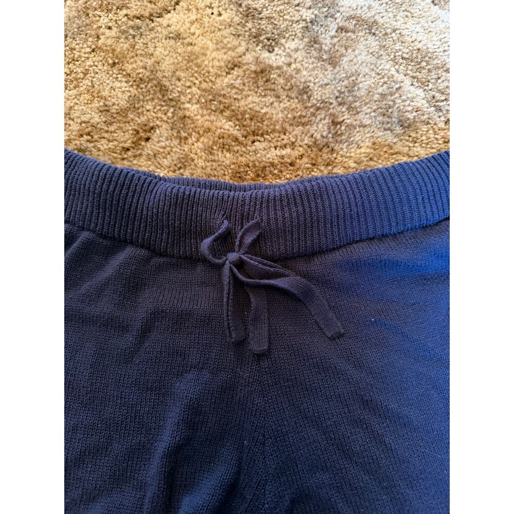 Life Is Good Women's Navy Blue Sweater Knit Shorts Lounge Sleep Cotton Blend - Picture 3 of 5